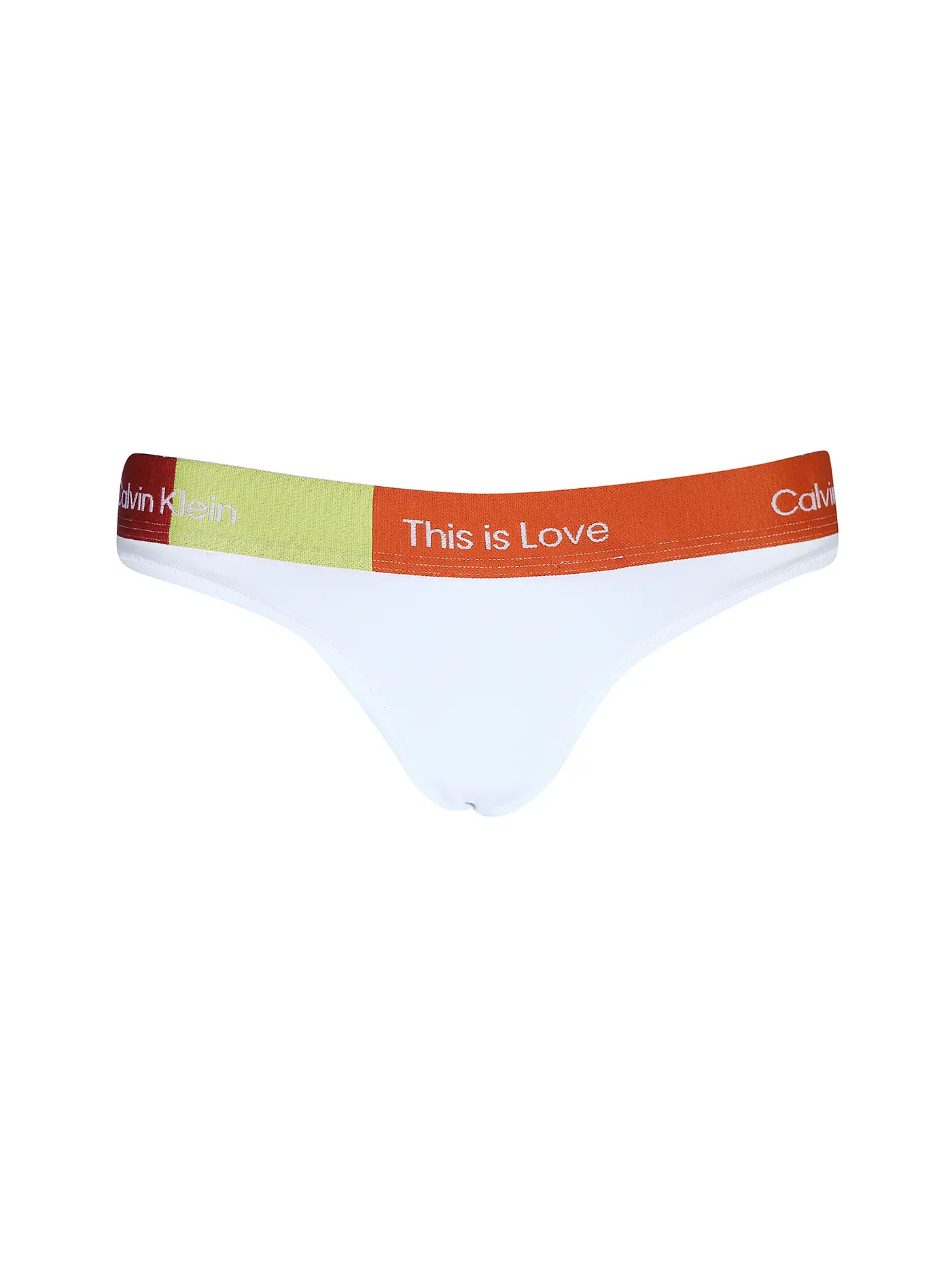 CALVIN KLEIN | String PRIDE black | weiss
